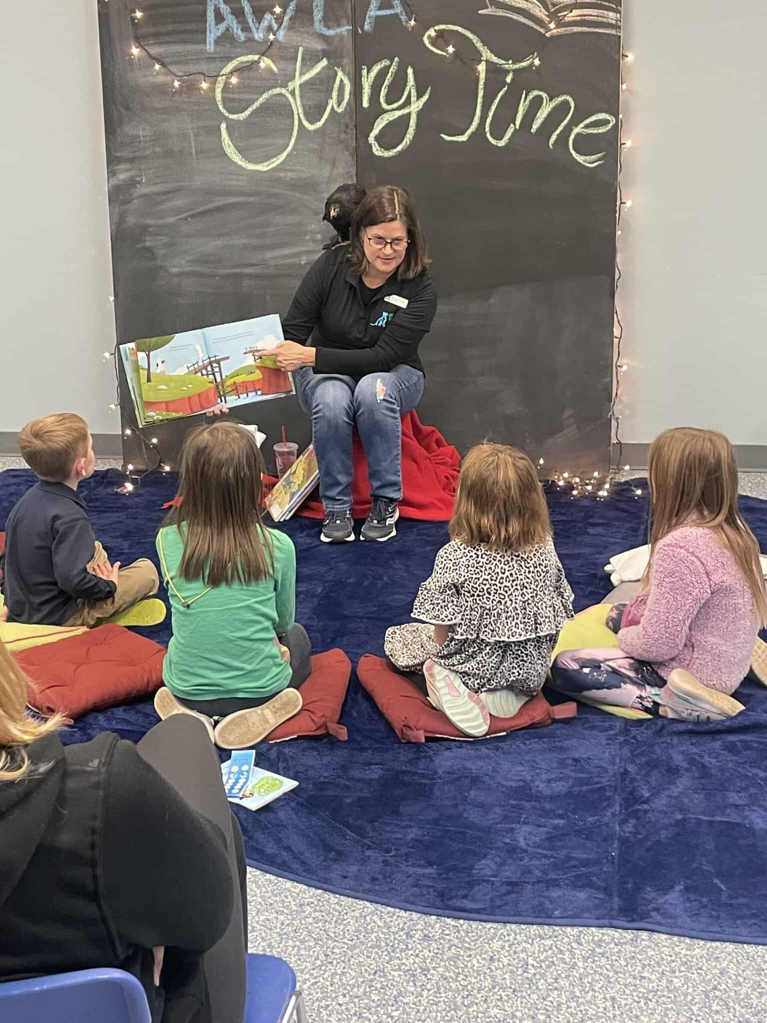 children's storytime at awla